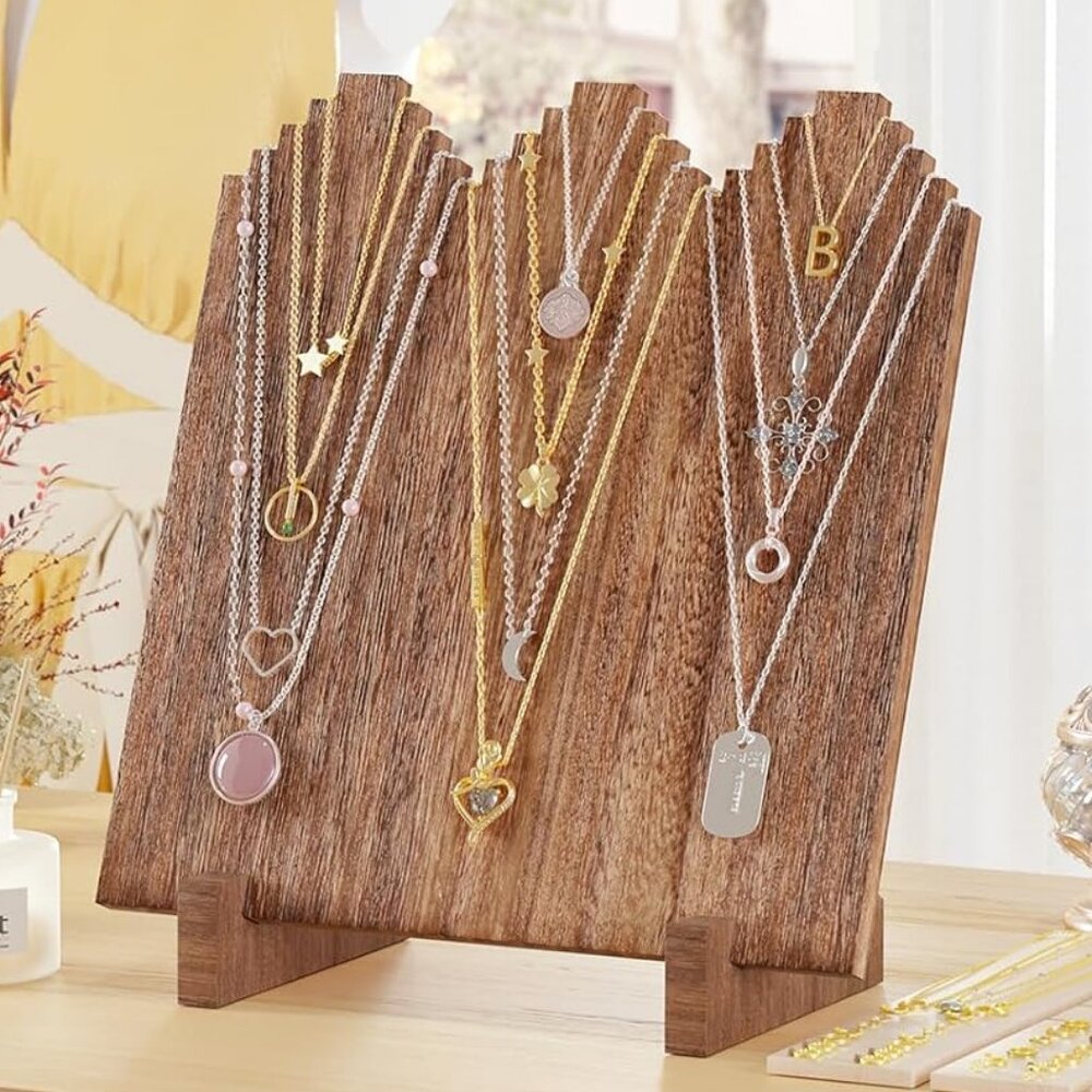 Wooden Necklace Display Stands for Selling
